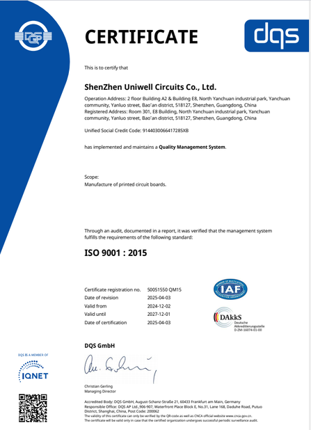 CHINA Bicheng Electronics Technology Co., Ltd Certificações