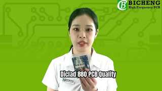 PCB Rogers DiClad 880 de 2 camadas de 30mil