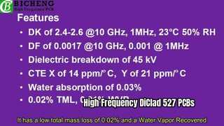 DiClad 527 PCB de alta frequência