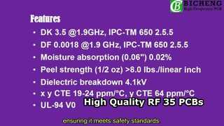 RF-35 PCB de alta frequência